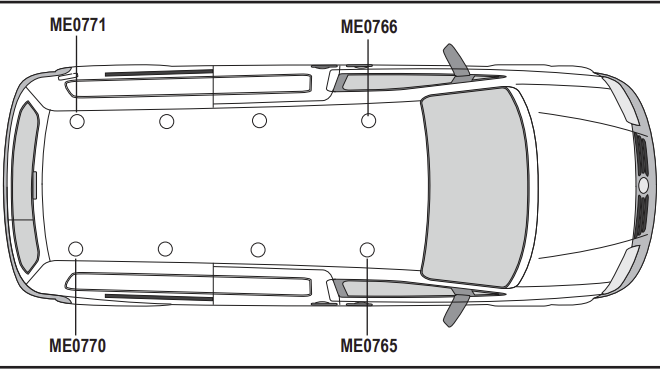 VOLKSWAGEN Caddy Maxi 2010 - 2020 2x Roof bars All Variants VG299-2