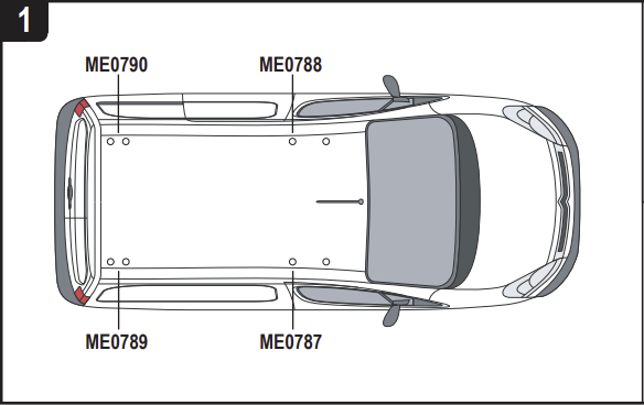 FORD Courier 2014 - 2023 2x Roof bars All Variants VG313-2