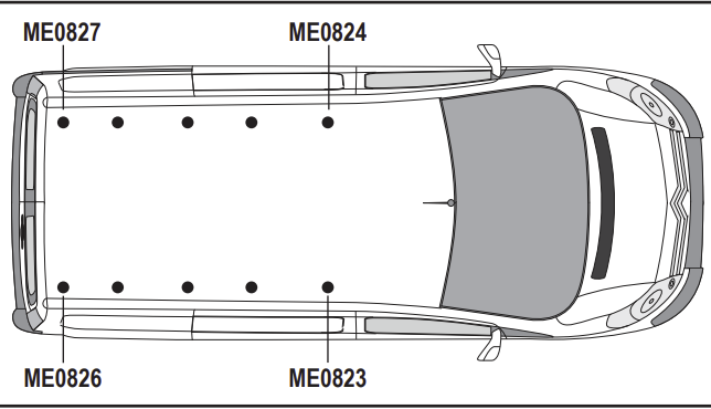 FIAT Scudo 2022  on  2x Roof bars Model  (L3 H1) VG333-2