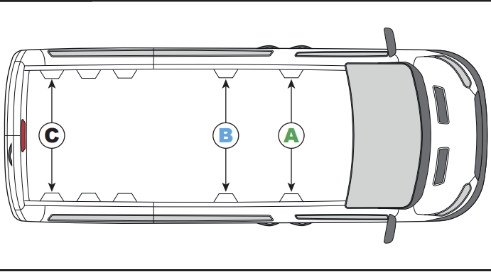 LDV Maxus - Deliver 9 2020 on 3x Roof bars (L3, H2, H3) VG342-3