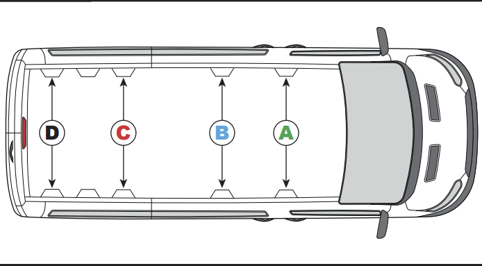LDV Maxus - Deliver 9 2020 on 4x Roof bars (L3, H2, H3) VG342-4