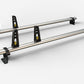 RENAULT Trafic 2001 on 2x Roof bars (H2) VG211-2