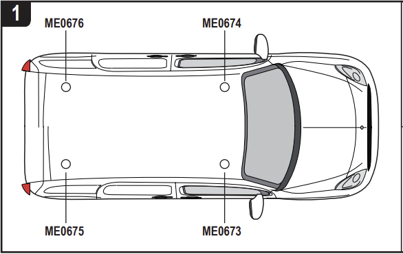 MERCEDES Citan 2012 - 2021  2x Roof bars All variants VG276-2