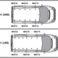 TOYOTA ProAce 2013 - 2016 3x Roof bars (H1) VG248-3