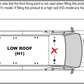 OPEL Vivaro 2001 - 2019 2x Roof bars (H2 - High Roof) VG211-2