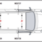 PEUGEOT Bipper 2008  on  2x Roof bars All Variants VG270-2