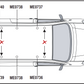 FIAT Fiorino 2008  on  3x Roof bars All Variants VG270-3