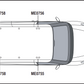 FIAT Doblo 2010 - 2022  2x Roof bars (L1 & L2,H1) VG284-2