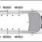 CITROEN Dispatch 2016  on  3x Roof bars Model 'M' (L2 H1) VG333-3