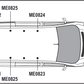 FIAT Scudo 2022  on  3x Roof bars Model  (L1,H1) VG334-3