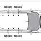 OPEL Vivaro  2020  on  3x Roof bars (L2,H1) VG335-3