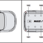 FORD Connect 2024 on 3x Roof bars L1 & L2 VG341-3