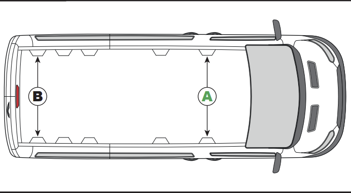 LDV Maxus - Deliver 9 2020  on  2x Roof bars (L3, H2, H3) VG342-2