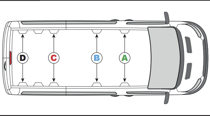 LDV Maxus - Deliver 9 2020  on  4x Roof bars (L3, H2, H3) VG342-4