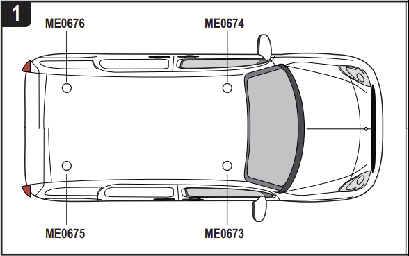 RENAULT Kangoo 2009 - 2021  2x Roof bars All Variants VG276-2