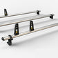 FIAT Doblo 2022 on  3x Roof bars All Variants VG338-3