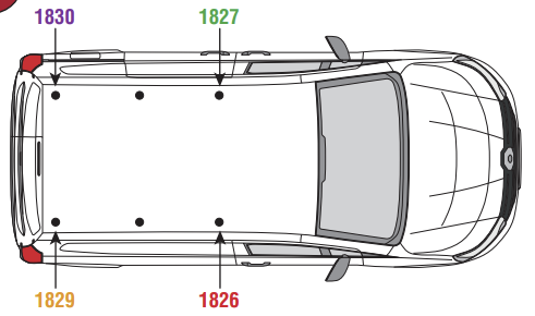 MERCEDES Citan 2021 on 2x Roof bars All Variants VG344-2