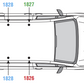 MERCEDES Citan 2021 on  3x Roof bars VG344-3