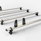 PEUGEOT Boxer 2006  on  4x Roof bars (L3) VG245-4